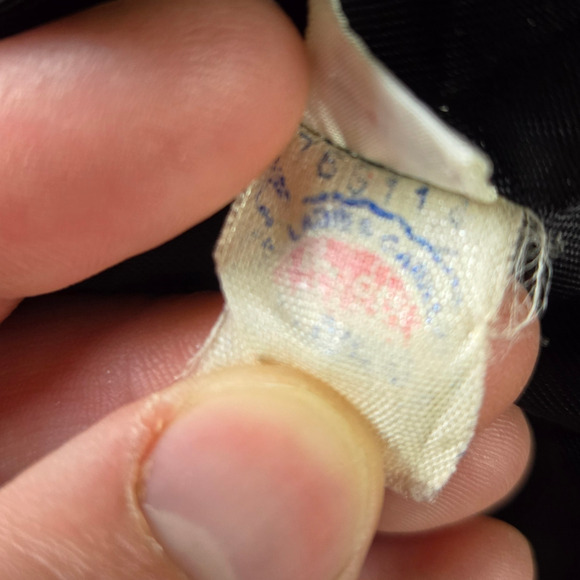 80s Vintage Gold Black Striped Silk Blend Cropped USA Made Power Blazer Size 12 - Picture 6 of 8